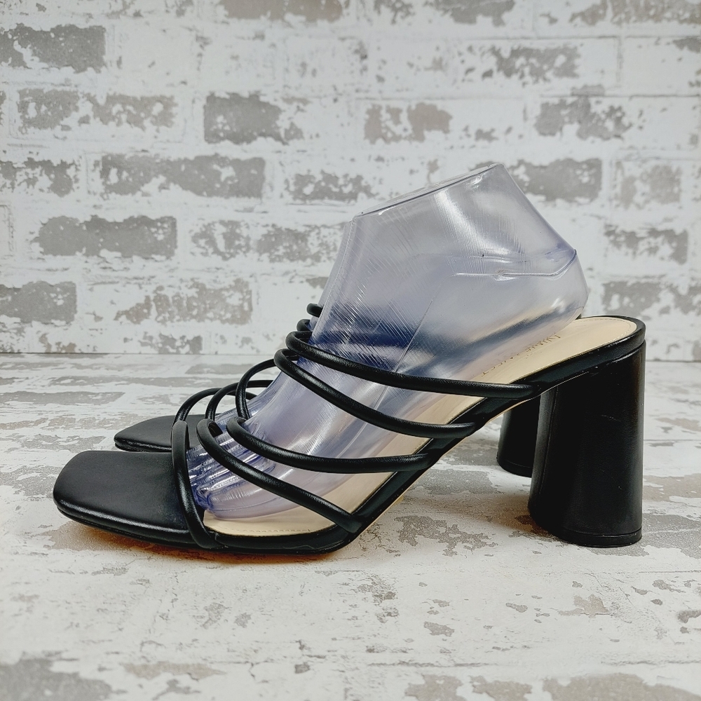 New Nine West Womens Getcha 3 Faux Leather Slip On Heels i721